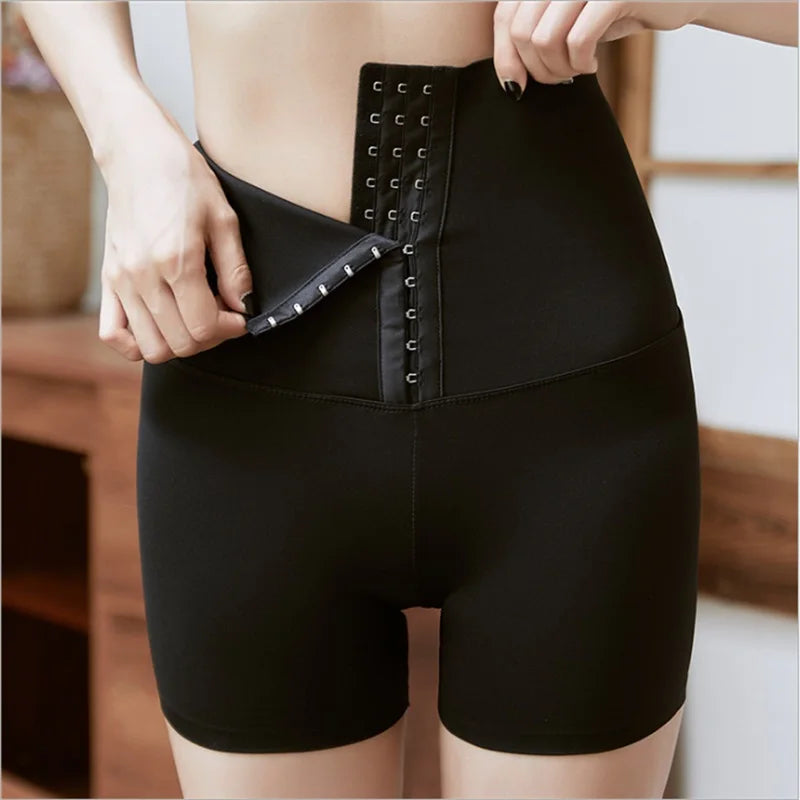 High-Waisted Seamless Yoga Pants for Women - Postpartum Fitness Corset Leggings for Gym, Running, and Training